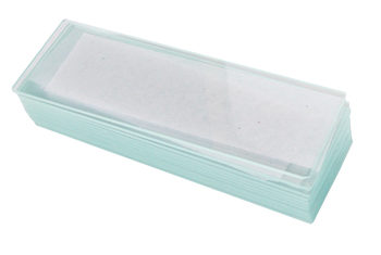 set of 12 glass microscope slides