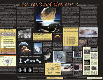 asteroids and meteorites poster image