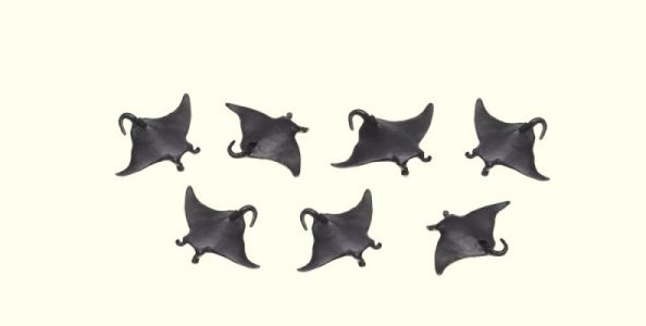 Mini Manta Ray Models Set Of 12 Leave Only Bubbles