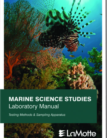 laboratory manual marine science cover